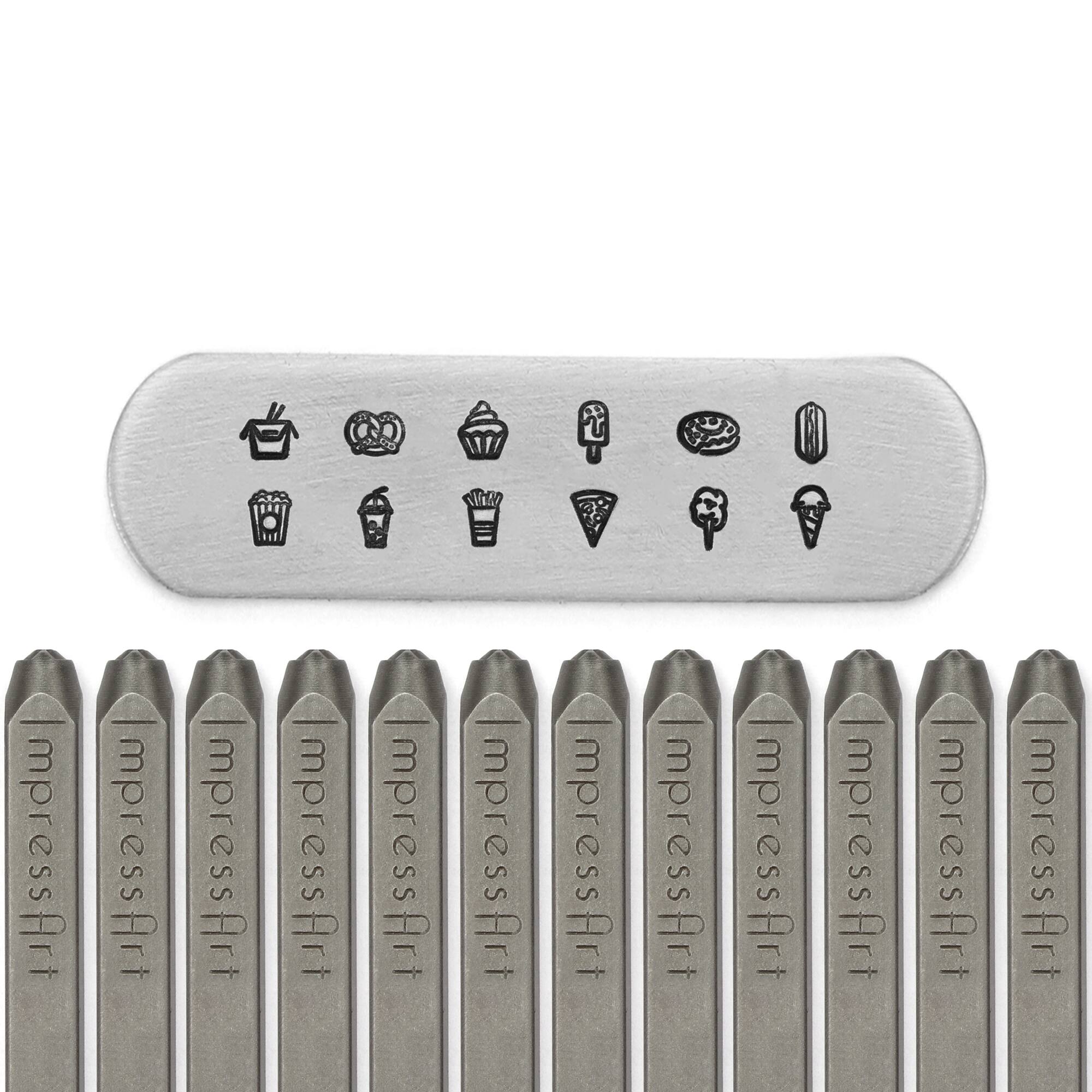 ImpressArt® 4mm Food Metal Stamps Pack